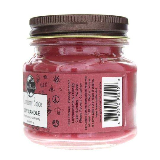 Mason Jar Soy Candle, GOE